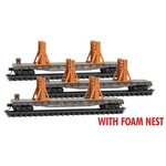 Micro Trains Line 99302220 N NS Ribbon Rail #1 - 3 Pack (Foam Insert)