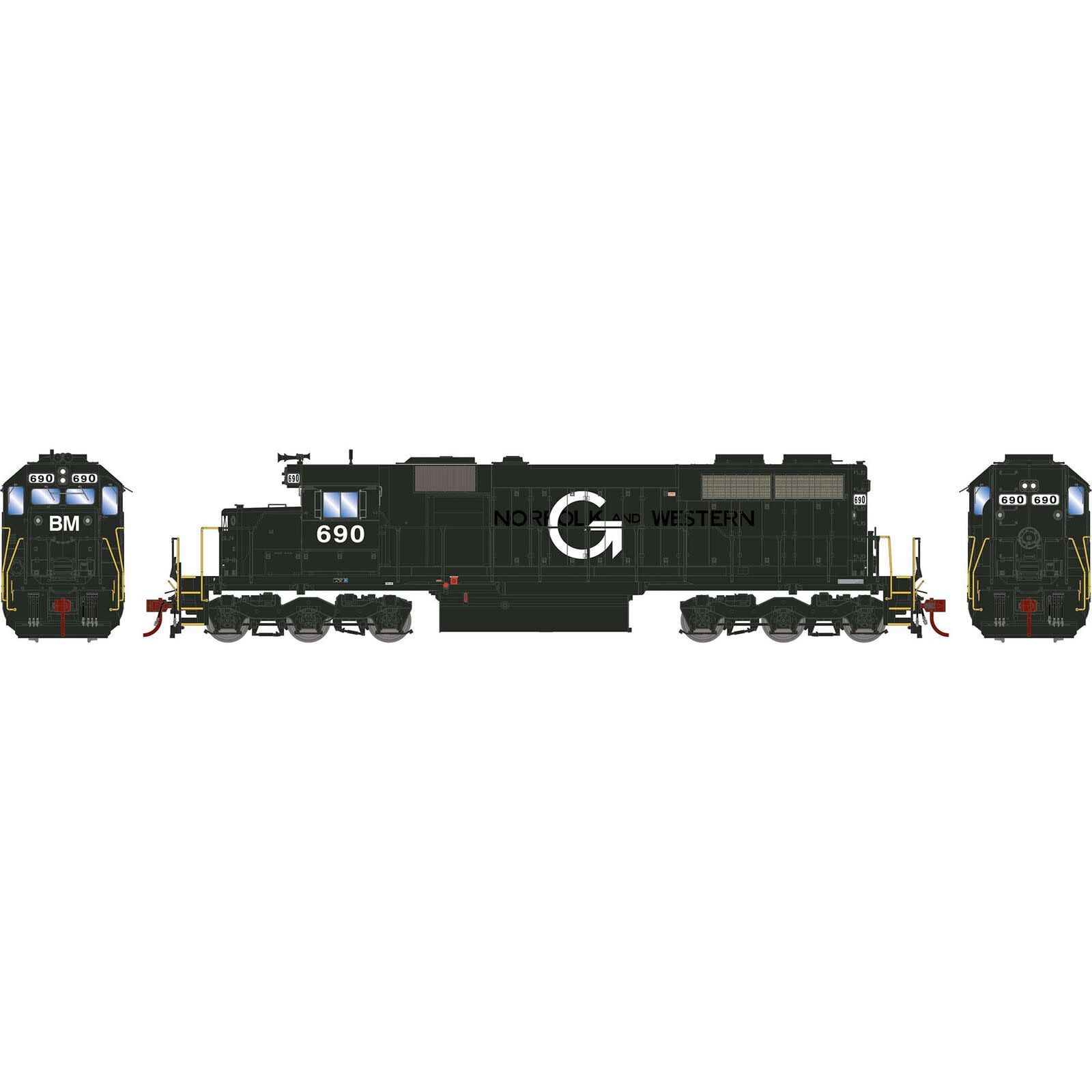 71493 HO SD39, B&M 690