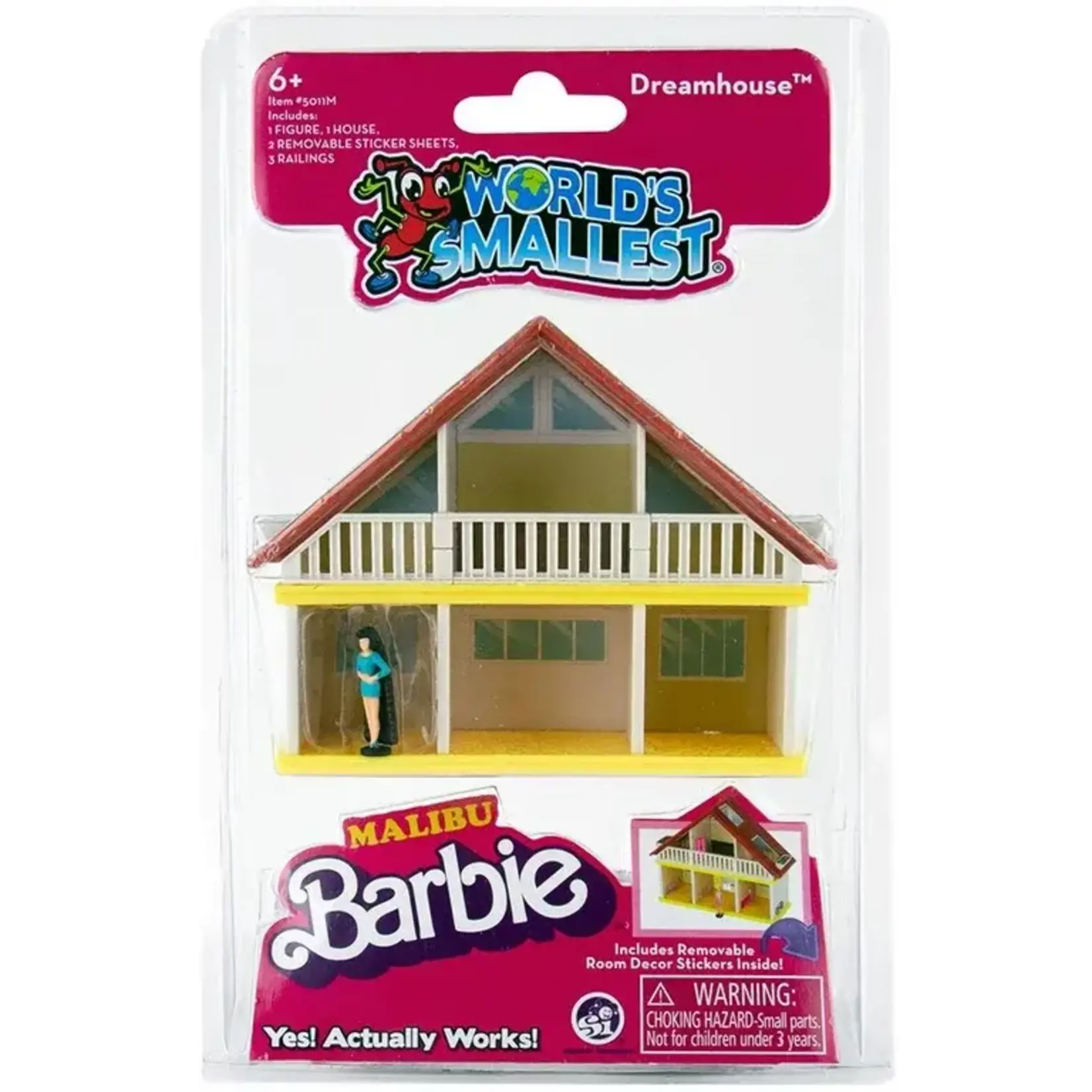 Super Impulse 5011M Worlds Smallest Barbie Malibu Dream House - Assorted