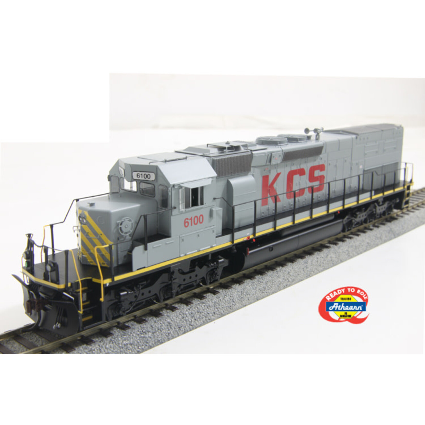 Athearn 95156 HO RTR Kansas City Southern SD40T-2, KCS Road # 6100