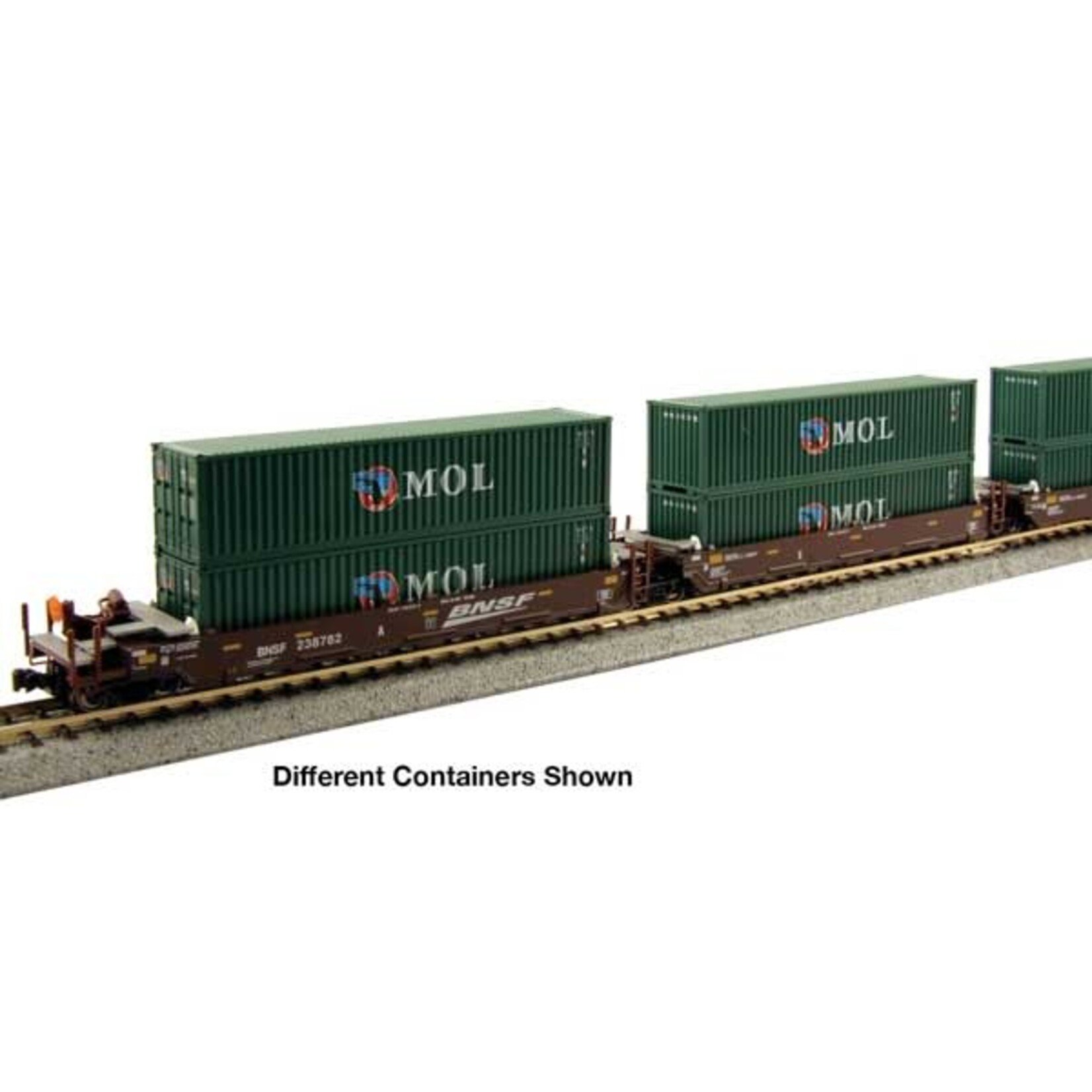 Kato 1066211 N MAXI-I BNSF Double Stack China Shipping 5 Pack