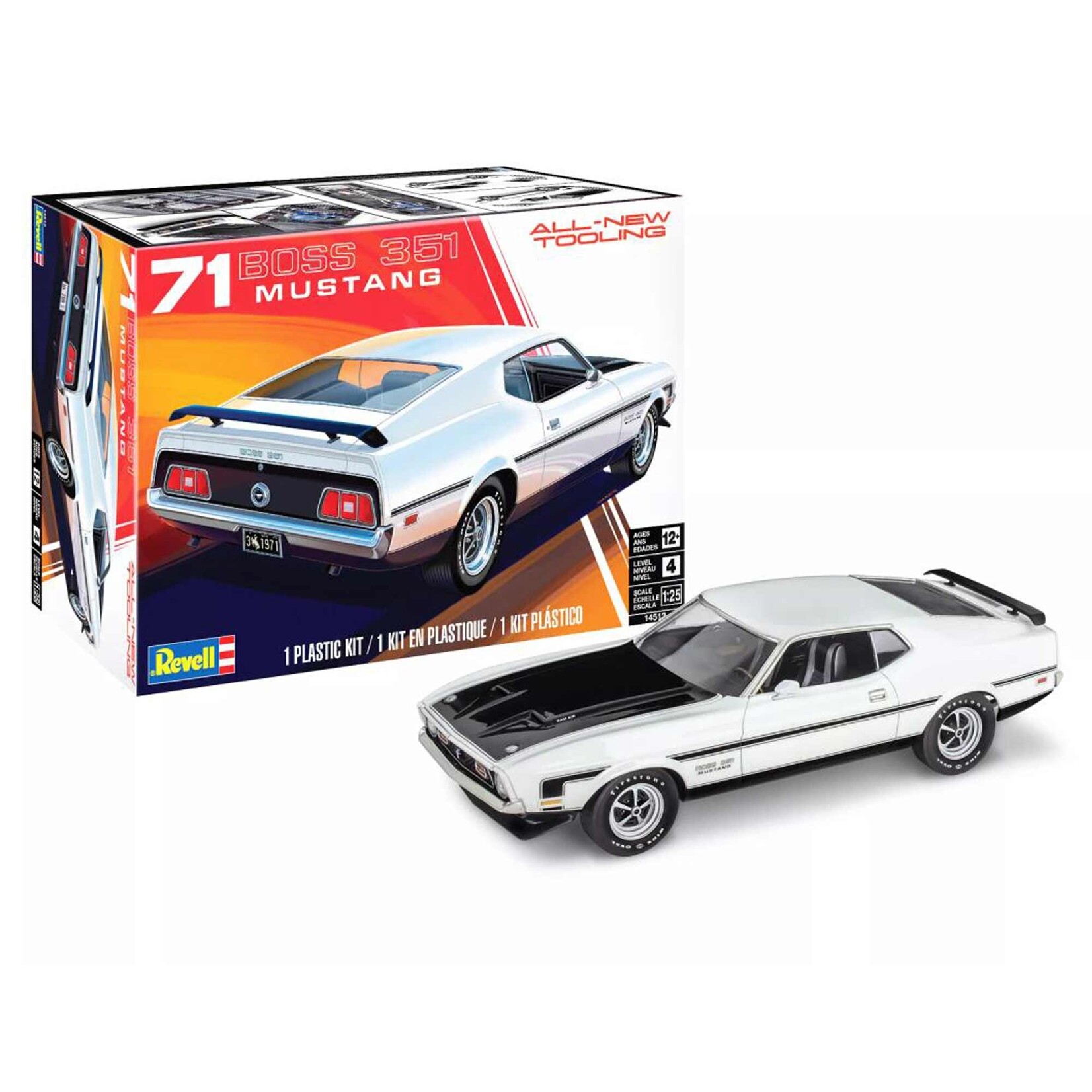 Revell 14512 1/25 1971 Mustang Boss 351