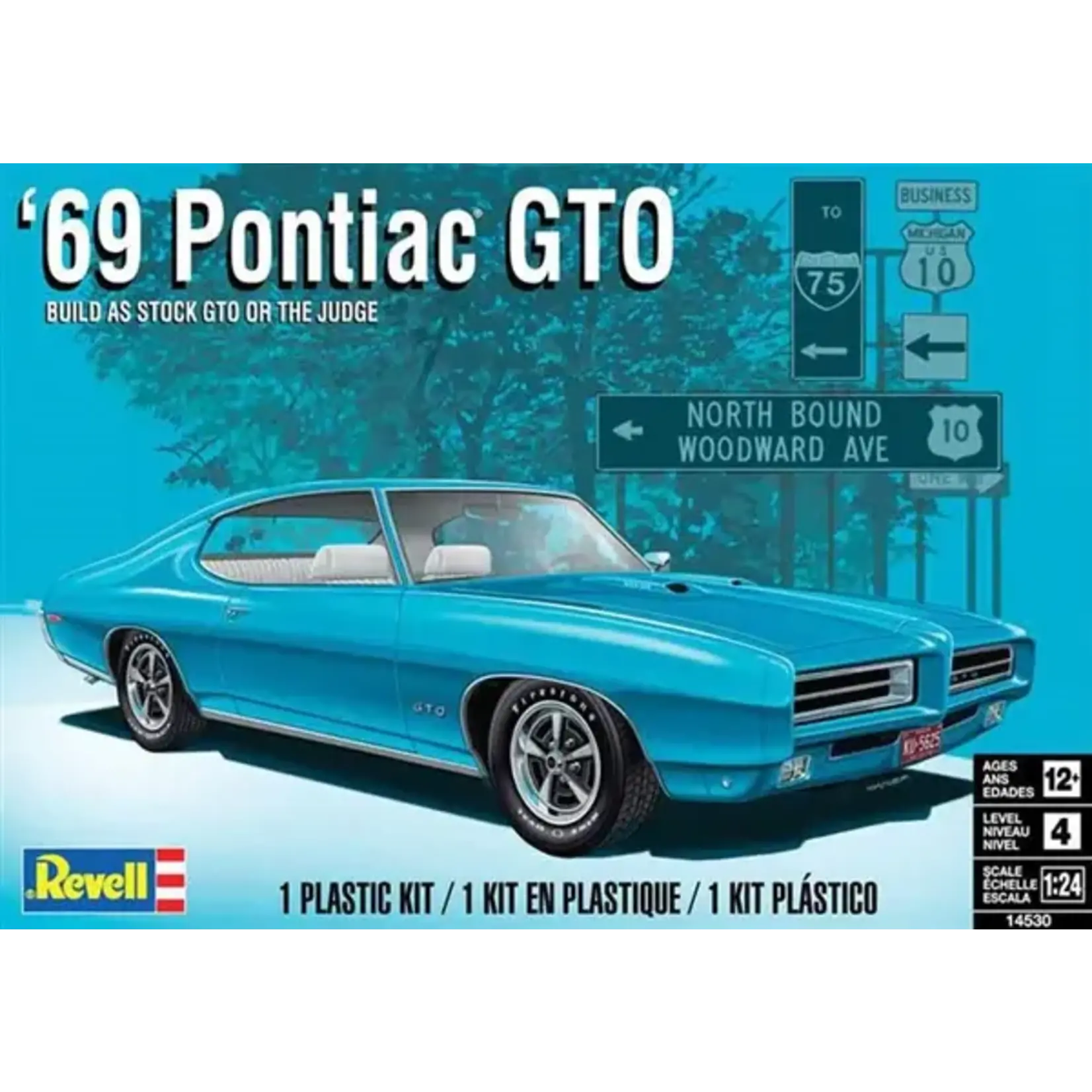 Revell 14530 1/24 1969 Pontiac GTO