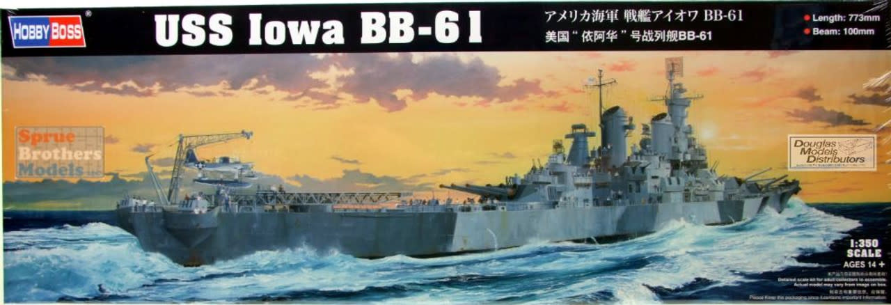 86517 1:350 USS Iowa BB-61