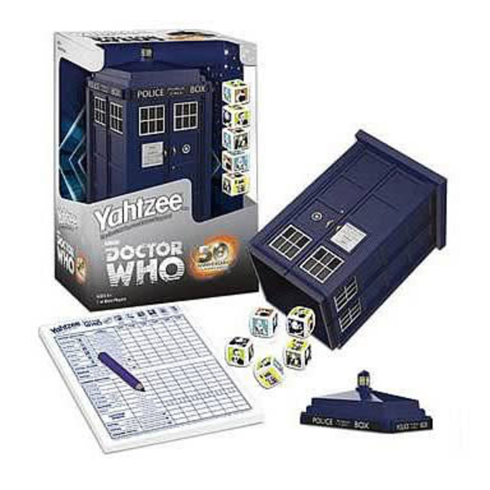 USAopoly Yahtzee: Dr Who Tardis 60th Anniversary