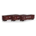 Athearn 7477 HO RTR Thrall High Side Gondola/Load,HZX/Brn 2(3)