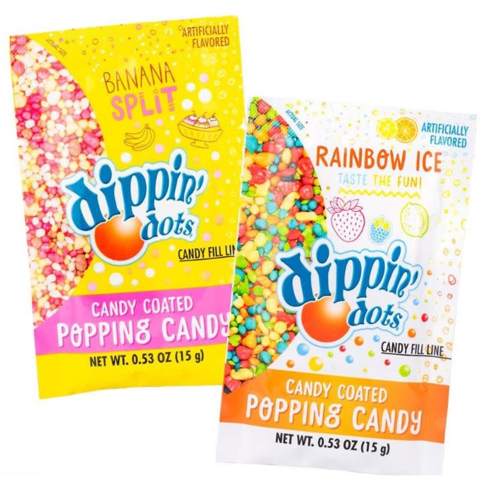 Candy Dippin' Dots Candy - Rainbow Ice or Banana Split - 15g