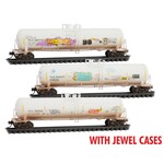 Micro Trains Line 98305059 N TILX Weathered 3 Pack (Jewel Cases)