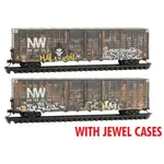 Micro Trains Line 98305058 N NS ex-N&W Weathered 2 Pack (Jewel Cases)