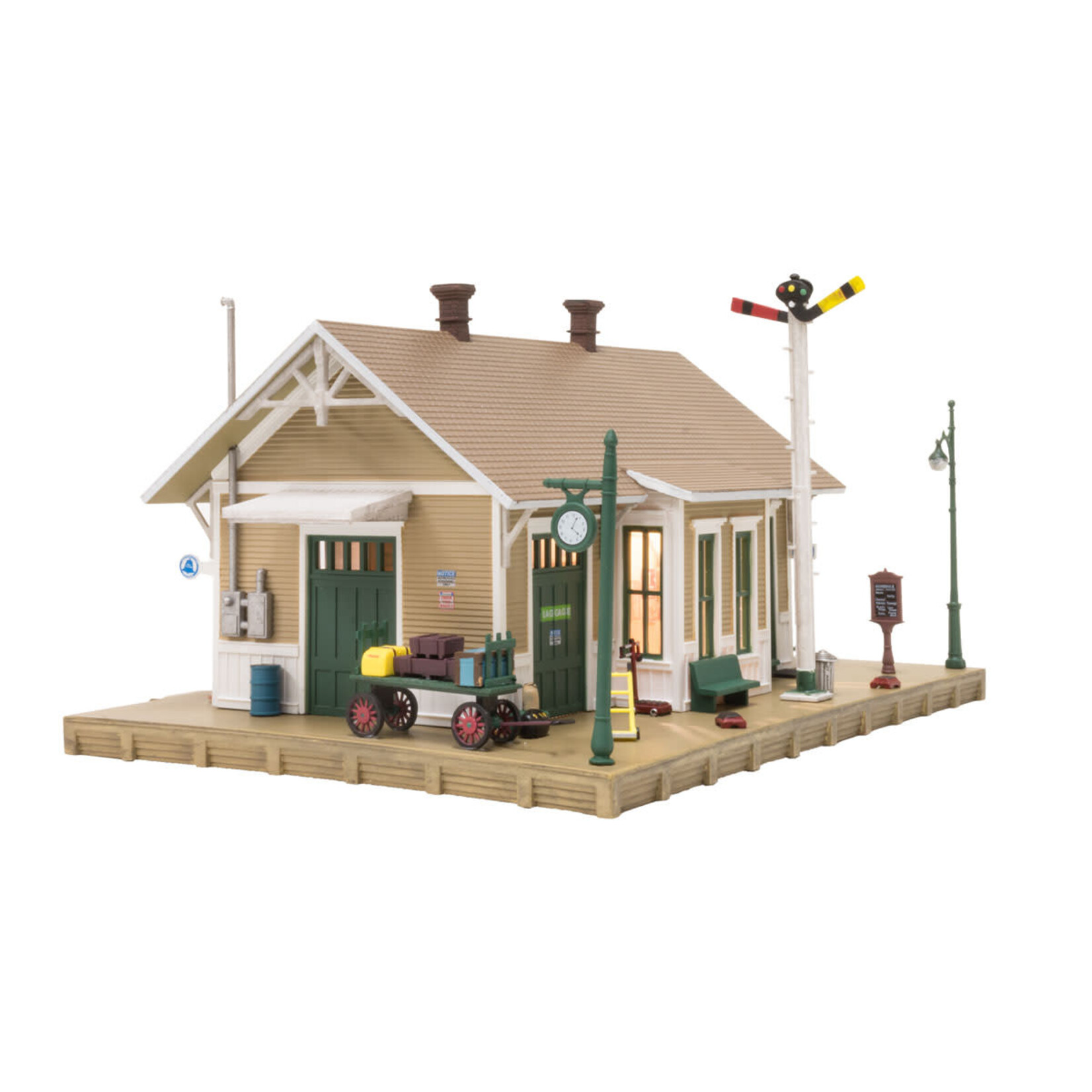 Woodland Scenics 5023 HO Dansbury Depot Assembled