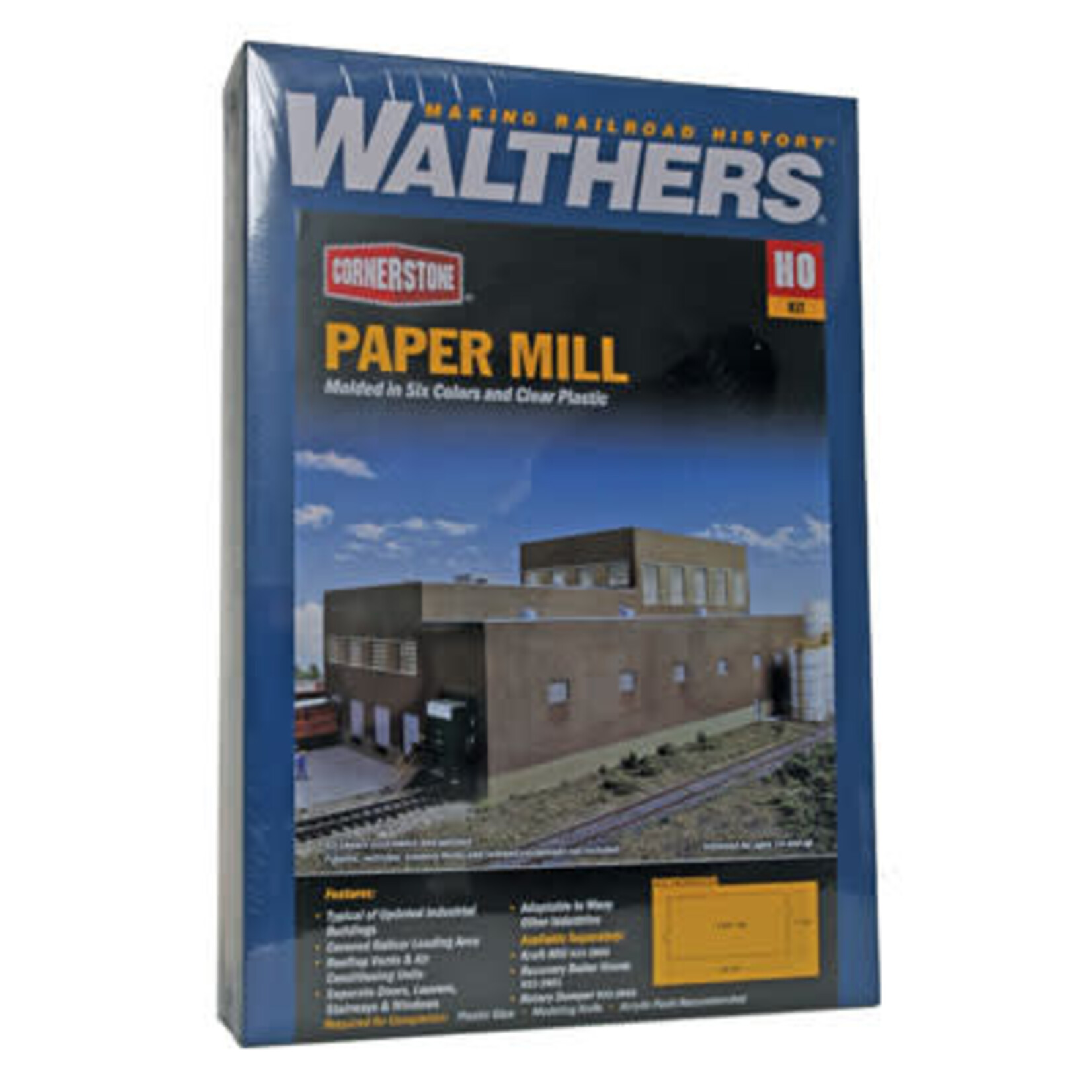 Walthers 9333902 HO Paper Mill - Superior Paper Kit