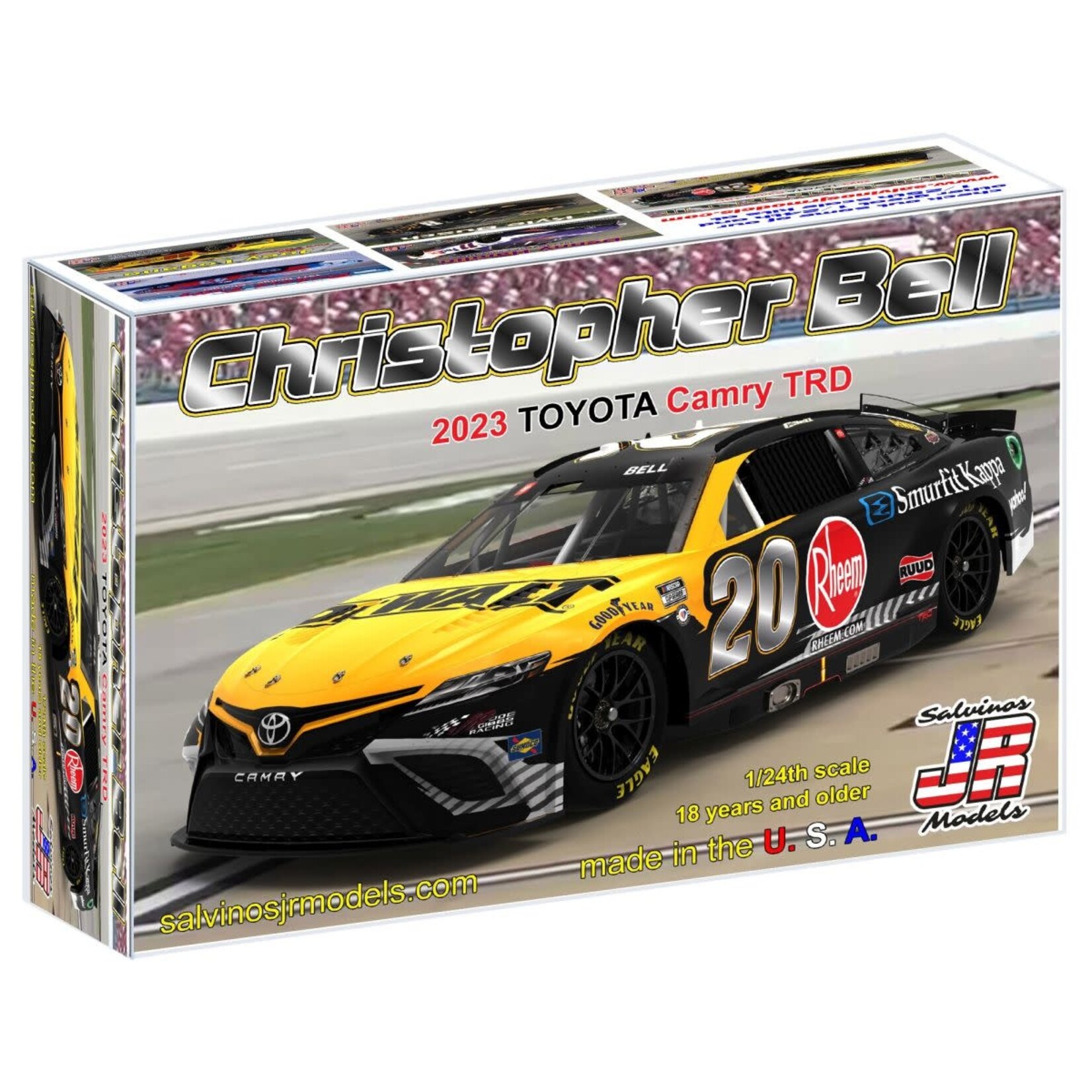 Salvinos 39171 Joe Gibbs Racing Christopher Bell 2023 Toyota Camry