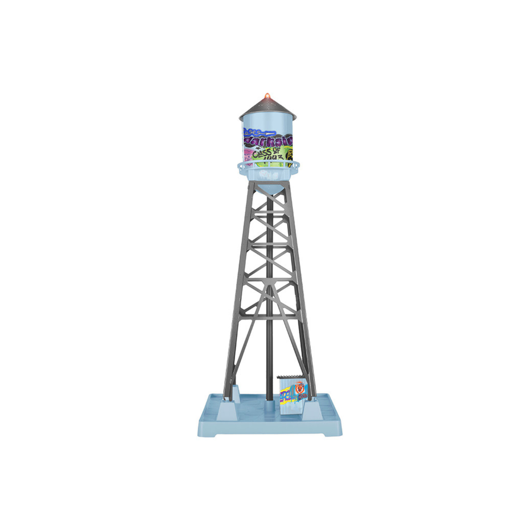 Lionel 2229270 O RTR PEP Industrial Water Tower With Graffiti Decals