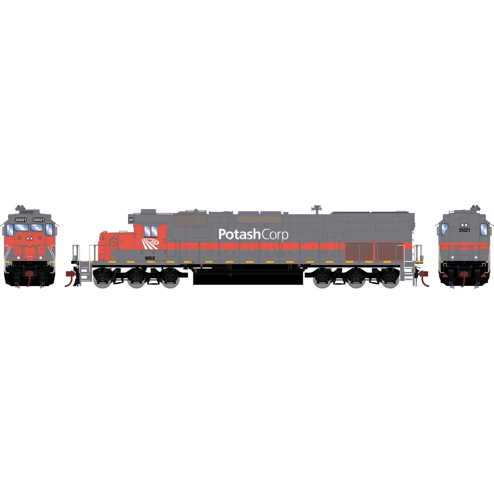 Athearn 73055 HO SD40T-2 Potash/WRIX #35021