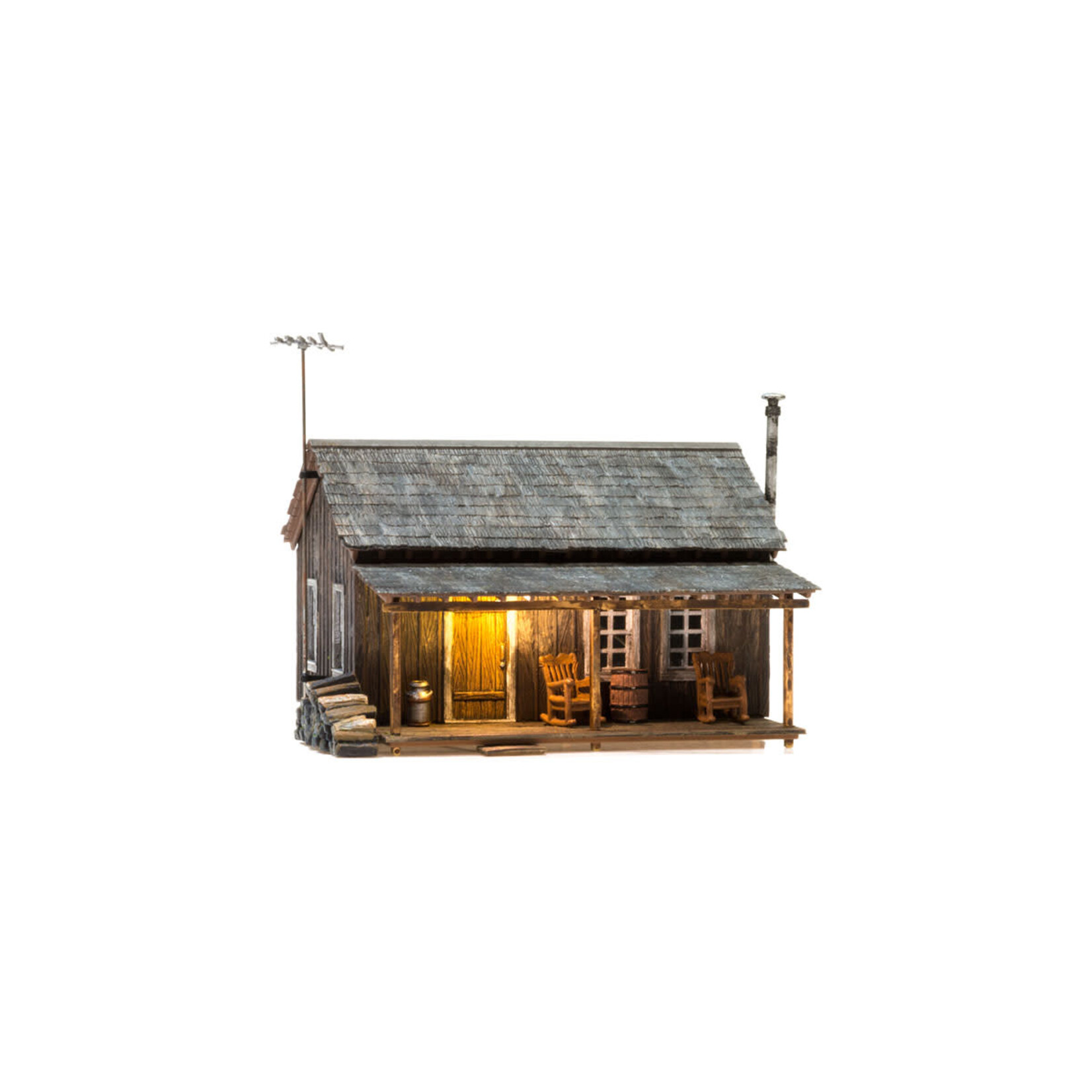 Woodland Scenics 5065 HO Rustic Cabin - Assembled