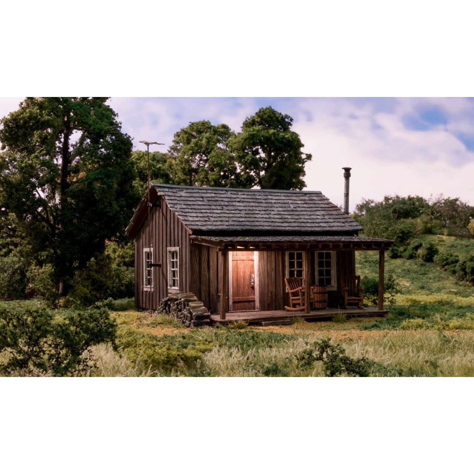 Woodland Scenics 5065 HO Rustic Cabin - Assembled
