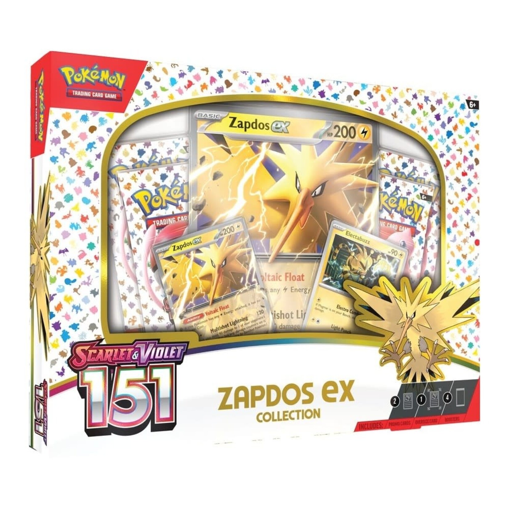 Pokemon 85313 Pokemon Scarlet & Violet 151 Zapdos Collection Box