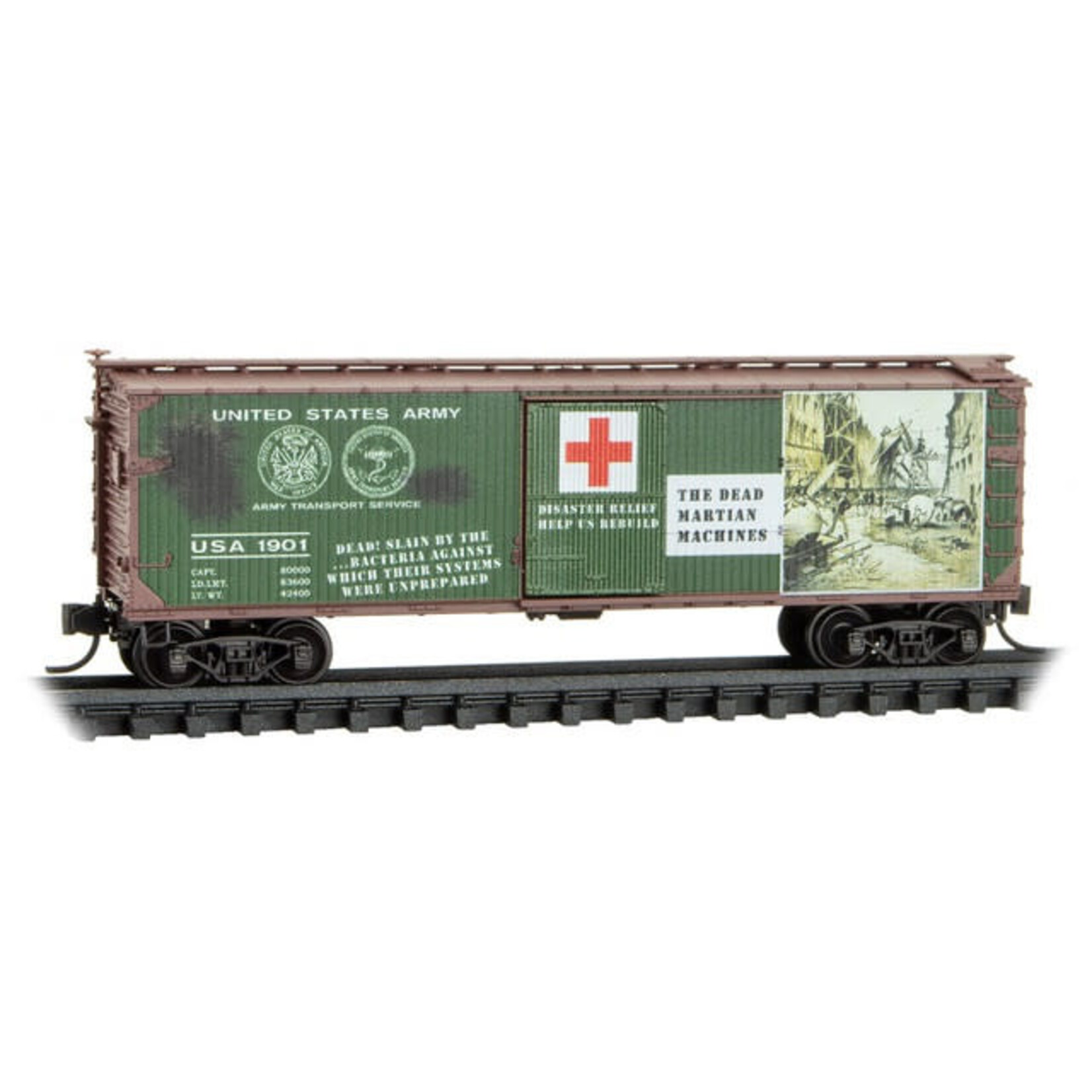 Micro Trains Line 03900275 N War of the Worlds Car #8 Rd# 1901