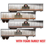 Micro Trains Line 99302224 N SP Trailer Weathered 4 Pack - Foam