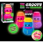 Schylling SQMGGM Squishmas Groovy Glowman Nee Doh