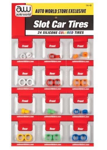 SCM161 4 Gear Silicon Colored Tires 6 sets (24)