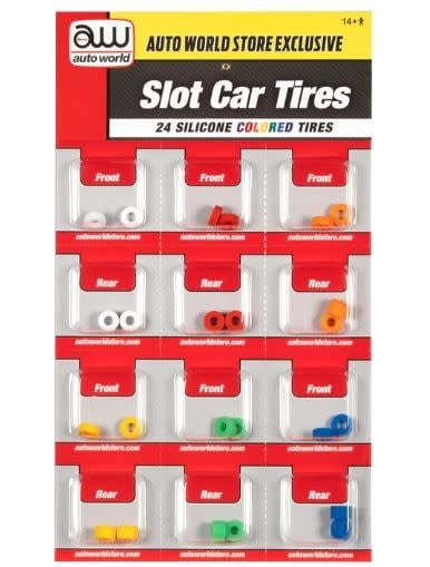 SCM159 Thunderjet Silicon Colored Tires 6 sets (24)