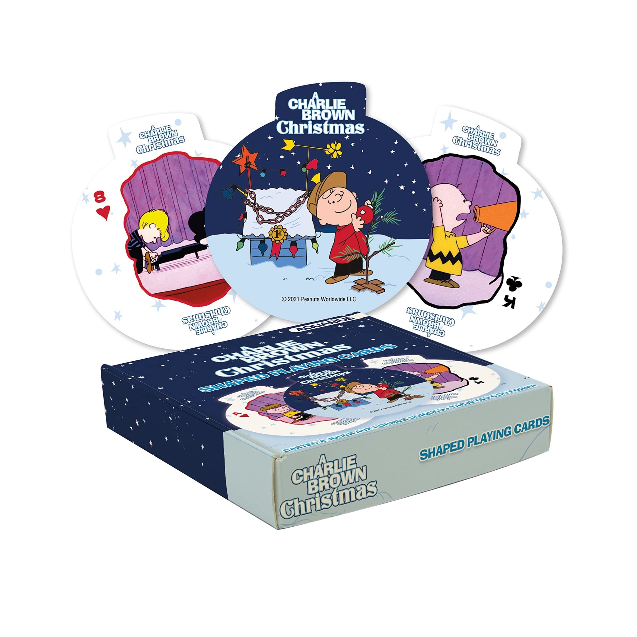 Charlie Brown Christmas Shaped Playing Cards