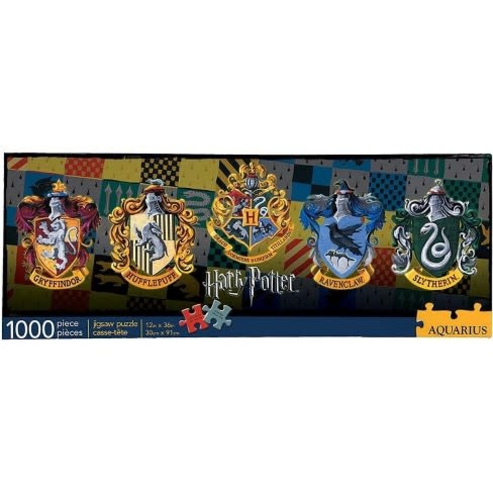 AQUARIUS Harry Potter Crests 1000 Piece Puzzle