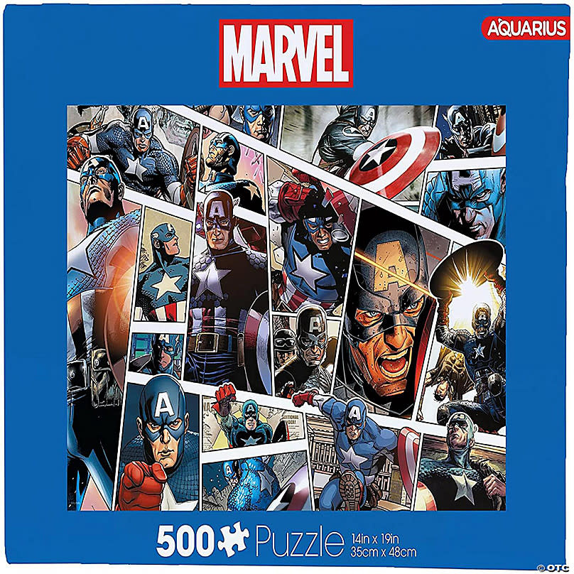 Marvel Captain America Panels 500 Piece Puzzle