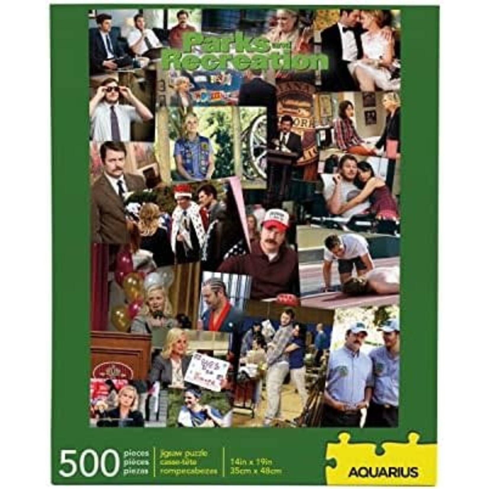 AQUARIUS Parks & Recreation Collage 500 Piece Puzzle