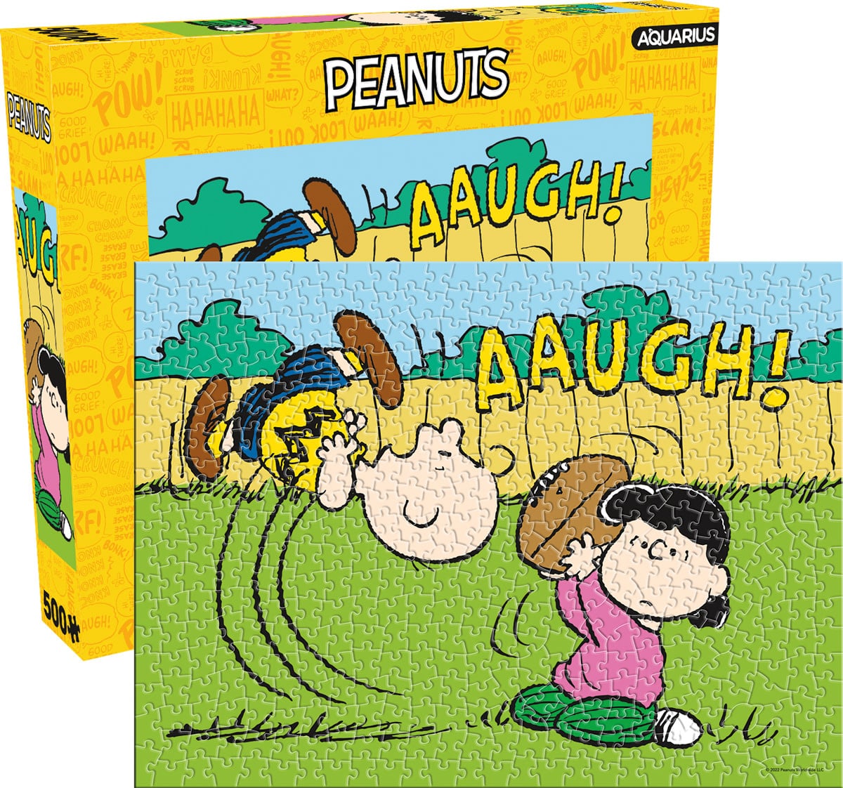 Peanuts Lucy Football 500 Piece Puzzle
