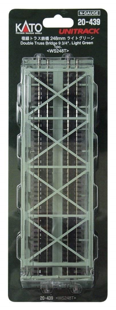 20439 N Double Truss Bridge 9 3/4 Light Green