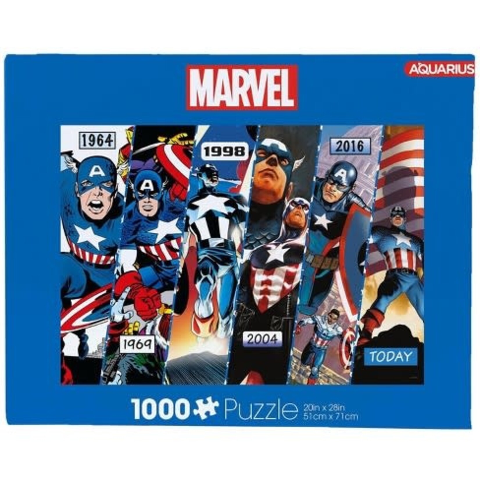 AQUARIUS Marvel Captain America Timeline 1000 Piece Puzzle