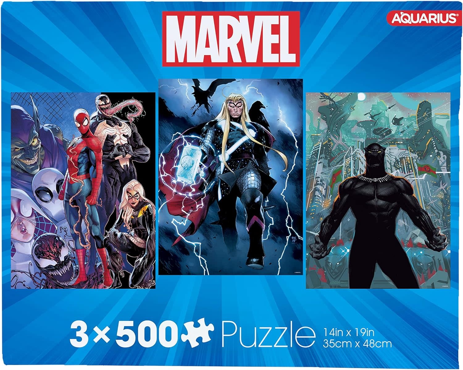 Marvel Comics 3 x 500 Puzzle Set