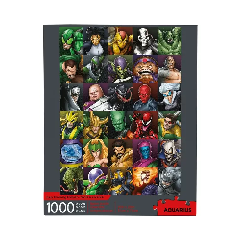 Marvel Villains Collage 1000 Piece Puzzle
