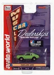 SC394 Muscle Car Dealership 1969 AMC AMX - Green
