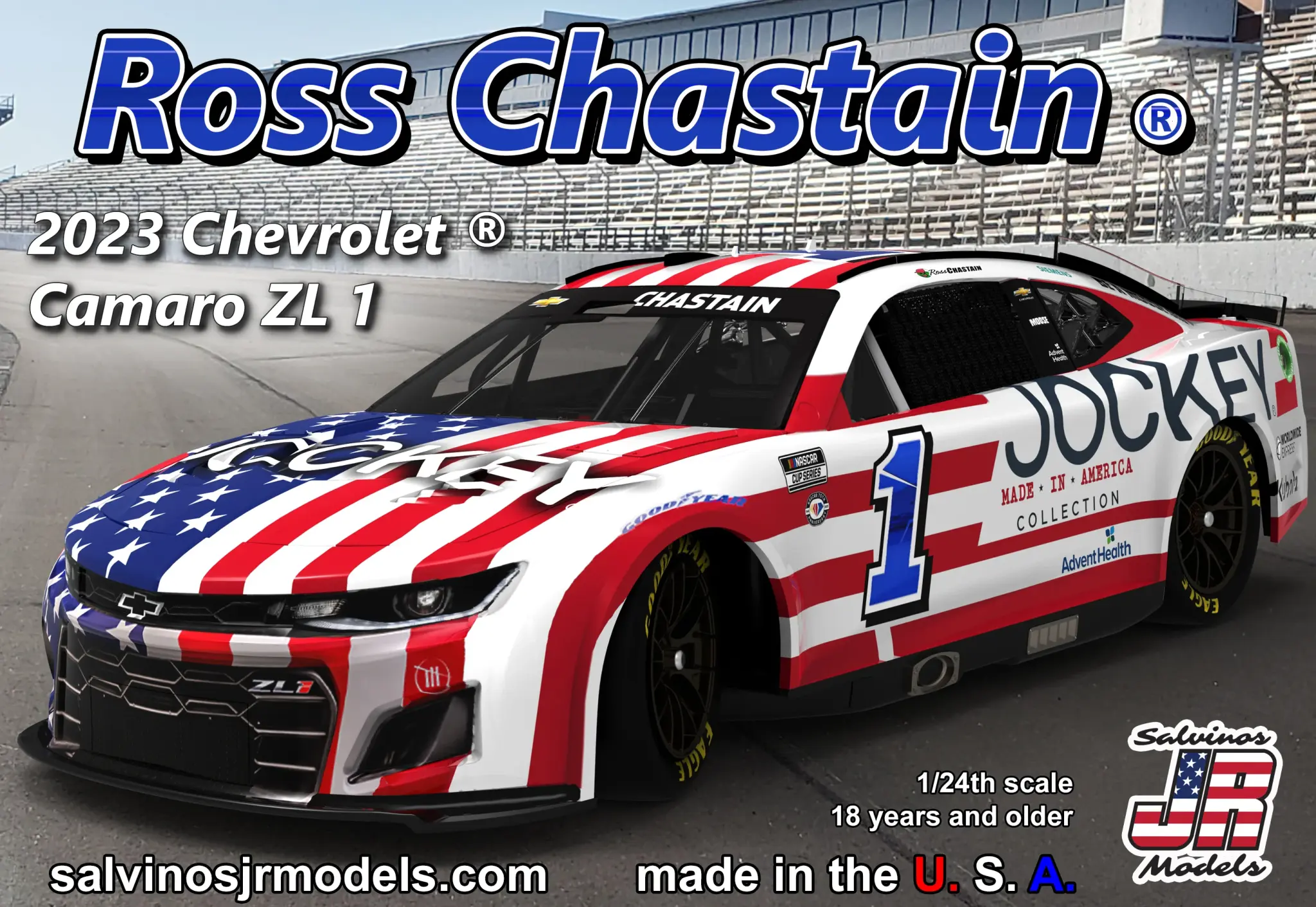 41299 2023 Ross Chastain Trackhouse Racing Camaro