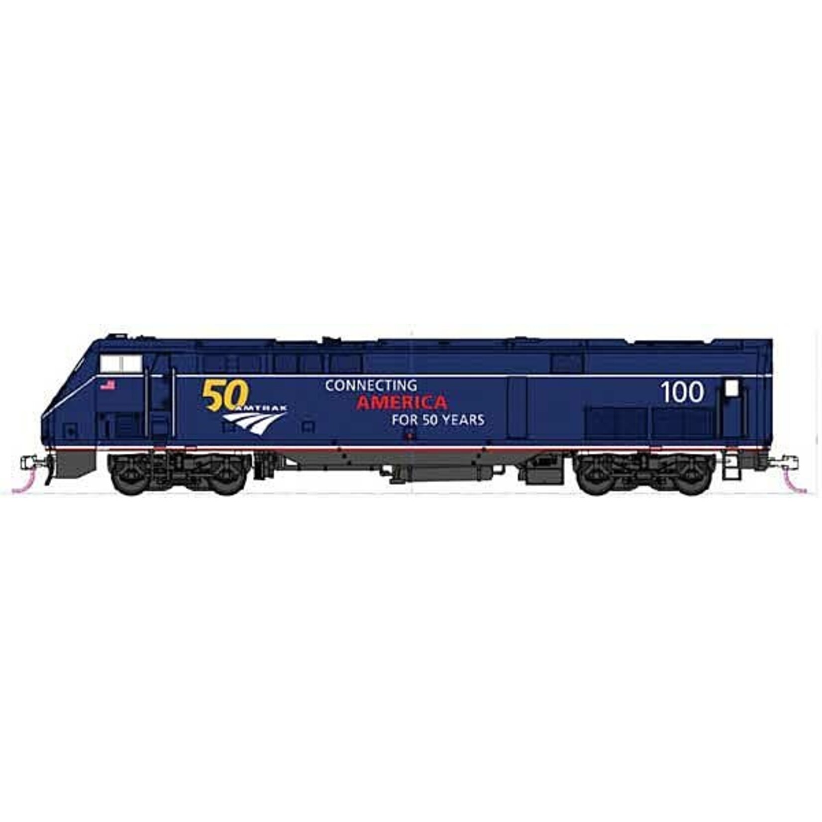 Kato 1766035 N GE P42 Amtrak Midnight Blue 50th Anniversary