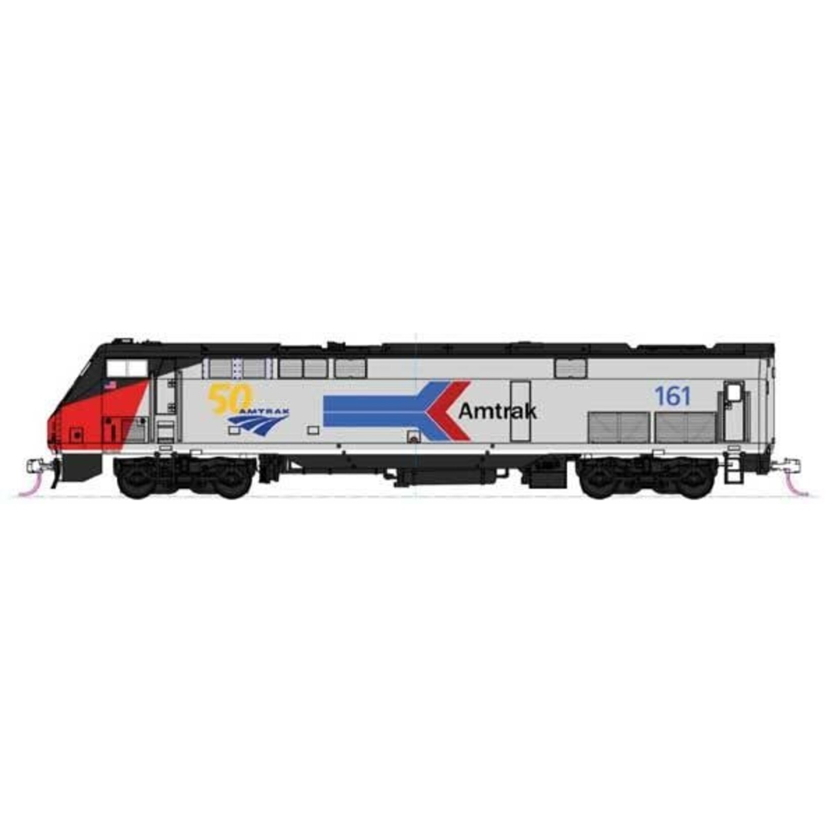 Kato 1766036 N P42 Amtrak PhI 161