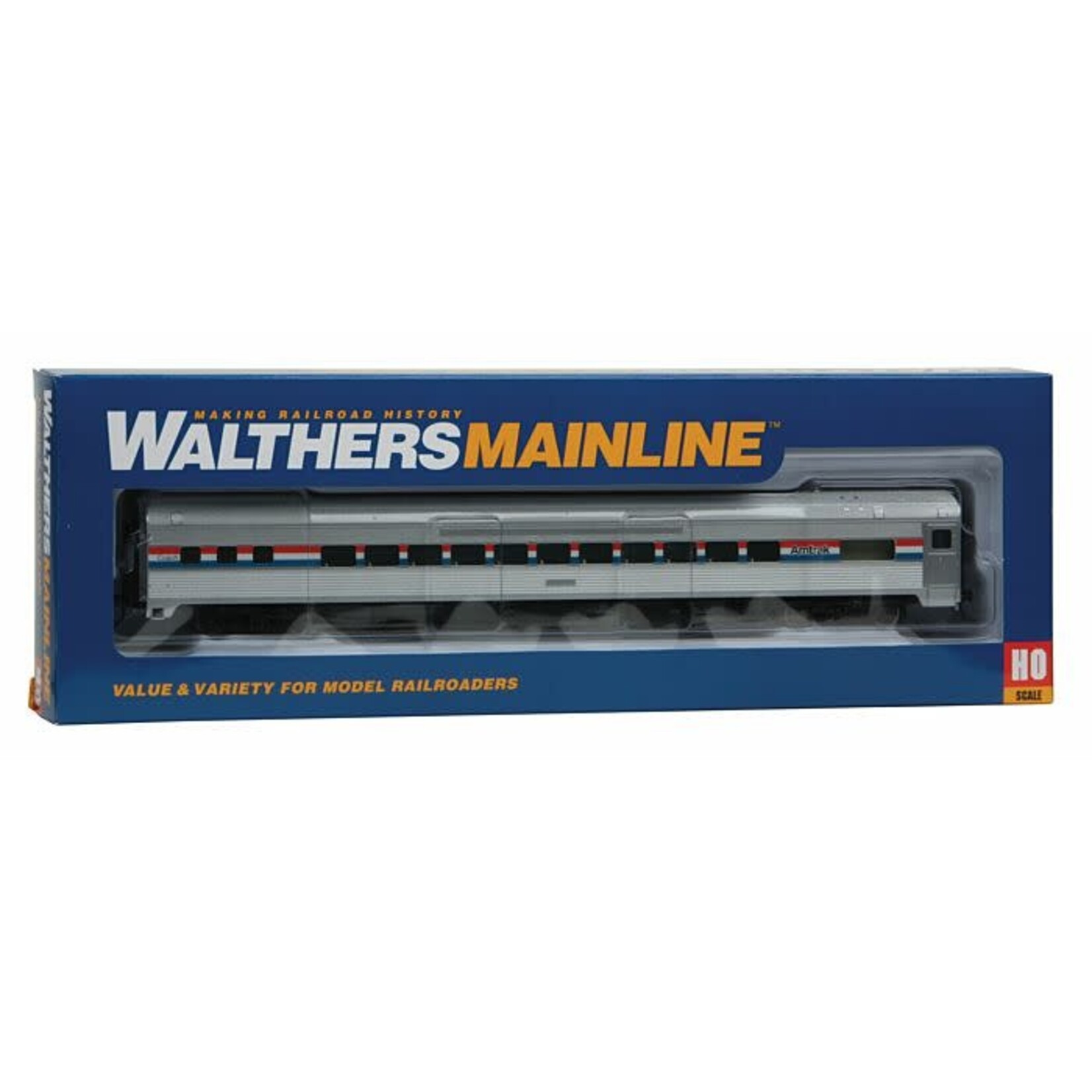 Walthers 91030201 HO 85' Budd Small Window Coach AMTK Ph III