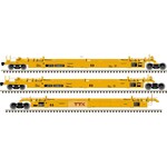 Atlas 20006629 HO 53' Articulated Well Car Set TTX (Forward Thinking Logo) 728257