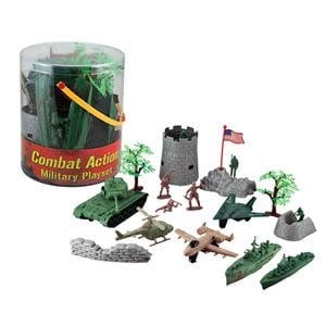 Combat Action Military Playset Bucket