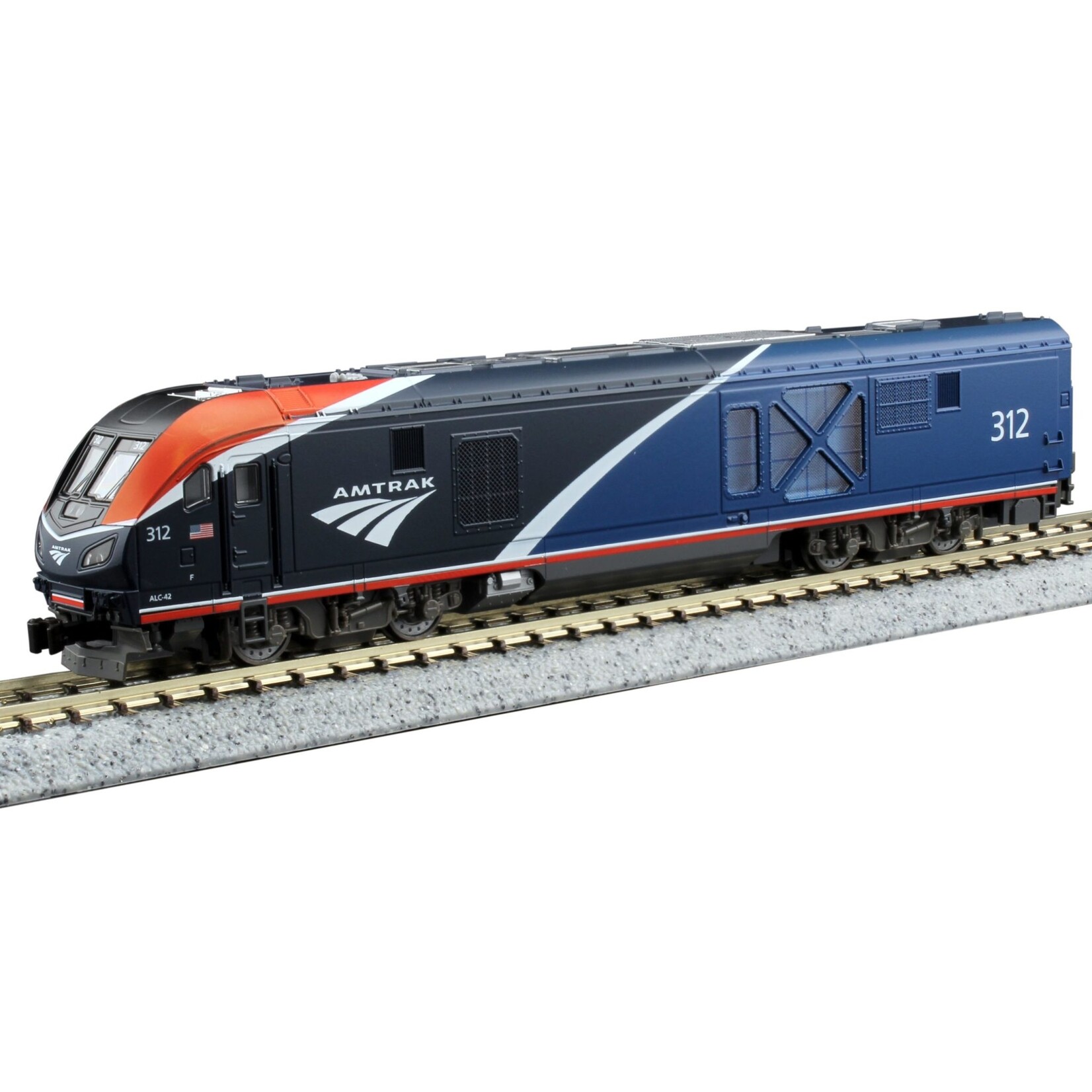 Kato 1766054 N ALC-42 Charger Diesel Amtrak