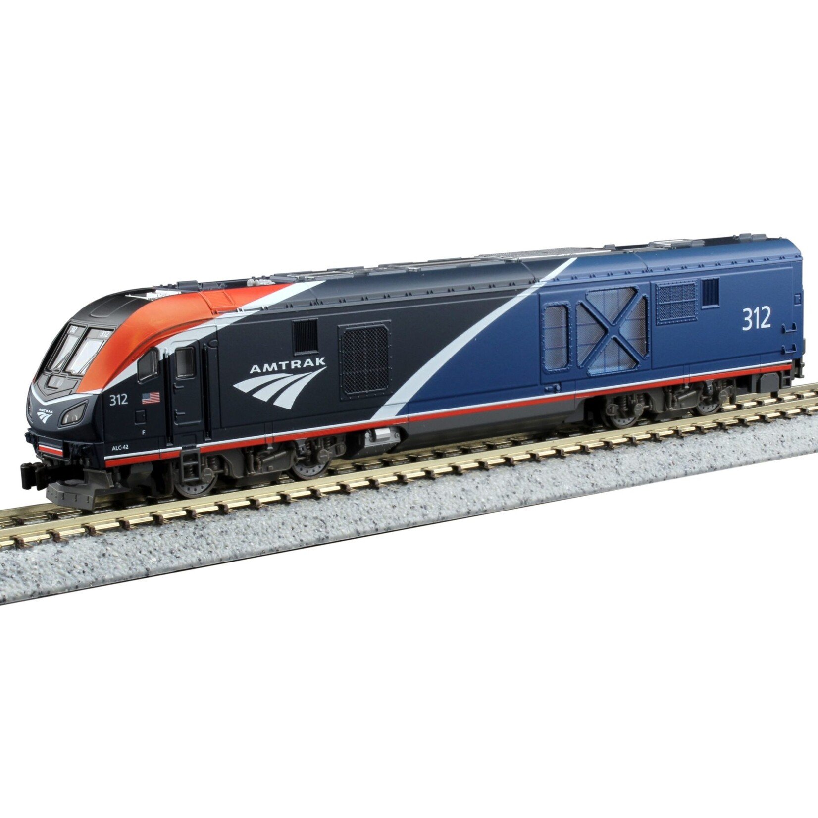 Kato 1766056 N ALC-42 Charger Diesel Amtrak