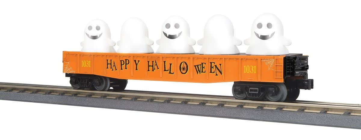 3072227 O Halloween Gondola w/ Flickering Lighted Ghosts