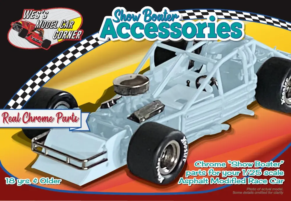 1000 1/25 Chrome Accessories Set for Asphalt Modified