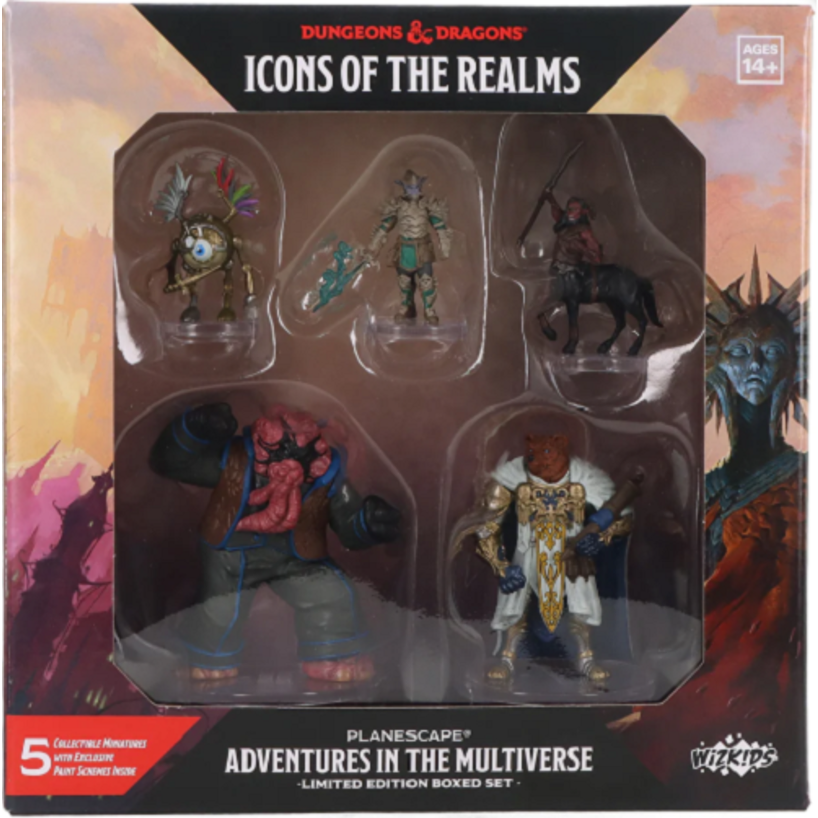 Wizkids 96275 D&D Icons of the Realm Planescape Adventures in the Multiverse Limited Edition Boxed Set