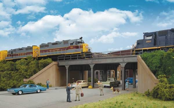 9334561 HO Urban Steel Overpass