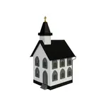 Lionel 1956270 HO Church - Assembled w/ Lights