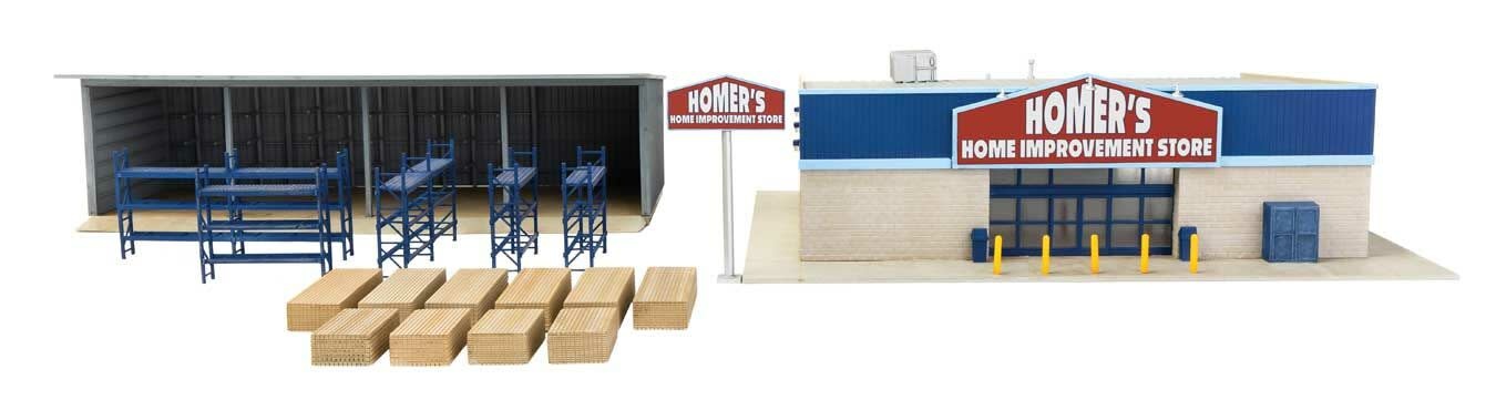 9334119 HO Kit Hardware & Lumber Store